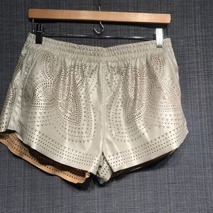 Vegan Leather Shorts